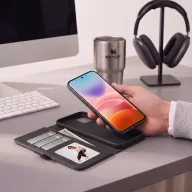   Tech-Protect Wallet Xiaomi Redmi 17 / Poco C95 Pro flip / kinyitható tok, fekete