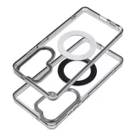   Xiaomi Redmi 17 / Poco C95 Pro tok gyűrűs kitámasztóval, MagSafe, átlátszó-fekete