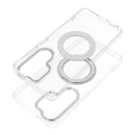  Xiaomi Redmi 17 / Poco C95 Pro tok gyűrűs kitámasztóval, MagSafe, átlátszó-fehér