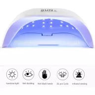 Sun X, Műkörmös UV lámpa, 36 LED-es, 54W, fehér