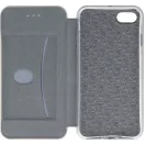 Apple iPhone 15 Pro, Oldalra nyíló tok, stand, Forcell Elegance, fekete