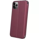 Apple iPhone 15 Pro Max, Oldalra nyíló tok, stand, Forcell Elegance, bordó