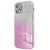 Apple iPhone 15 Pro Max, Szilikon tok, csillogó, Forcell Shining, vörösarany/ezüst