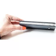   Apple iPhone 15 Pro Max, Oldalra nyíló tok, stand, Smart Magnet, fekete