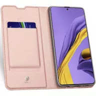   Apple iPhone 15 Pro Max, Oldalra nyíló tok, stand, Dux Ducis, vörösarany