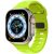 Apple Watch 4-6, SE, SE (2022) (38 / 40 mm) / Watch 7-9 (41 mm), szilikon pótszíj, állítható, TP IconBand Line, lime