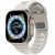 Apple Watch 4-6, SE, SE (2022) (38 / 40 mm) / Watch 7-9 (41 mm), szilikon pótszíj, állítható, TP IconBand Line, szürke