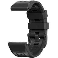   Garmin Fenix 5 / 6 / 6 Pro / 7, szilikon pótszíj, állítható, TP IconBand, fekete