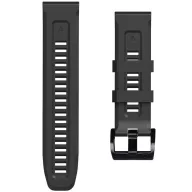   Garmin Fenix 5 / 6 / 6 Pro / 7, szilikon pótszíj, állítható, TP IconBand, fekete