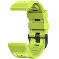   Garmin Fenix 3 / 3 HR / 5X / 5X Plus / 6X / 6X Pro / 7X, szilikon pótszíj, állítható, TP IconBand, lime
