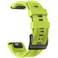   Garmin Fenix 3 / 3 HR / 5X / 5X Plus / 6X / 6X Pro / 7X, szilikon pótszíj, állítható, TP IconBand, lime