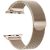 Apple Watch 4-6, SE, SE (2022) (42 / 44 mm) / Watch 7-9 (45 mm) / Watch Ultra 1-2 (49 mm), fém pótszíj, milánói stílus, TP MilaneseBand, arany