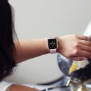 Apple Watch 4-6, SE, SE (2022), SE (2025) (38 / 40 mm) / Watch 7-9 (41 mm) / Watch 10-11 (42 mm), fém pótszíj, milánói stílus, TP MilaneseBand, ezüst