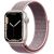 Apple Watch 4-6, SE, SE (2022) (38 / 40 mm) / Watch 7-9 (41 mm), textíl pótszíj, nylon, állítható, légáteresztő, TP Nylon, rózsaszín