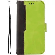   Xiaomi 14T, Oldalra nyíló tok, stand, kártyatartóval, kézpánttal, Wooze Colour Wallet, zöld