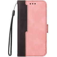   Xiaomi 14T Pro, Oldalra nyíló tok, stand, kártyatartóval, kézpánttal, Wooze Colour Wallet, rózsaszín