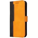 Xiaomi Redmi K70 Ultra, Oldalra nyíló tok, stand, kártyatartóval, kézpánttal, Wooze Colour Wallet, narancssárga