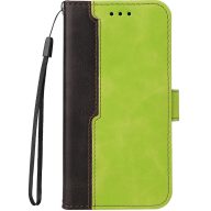   Xiaomi Redmi K70 Ultra, Oldalra nyíló tok, stand, kártyatartóval, kézpánttal, Wooze Colour Wallet, zöld
