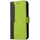 Xiaomi Redmi K70 Ultra, Oldalra nyíló tok, stand, kártyatartóval, kézpánttal, Wooze Colour Wallet, zöld