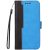 Huawei Honor 200 Smart, Oldalra nyíló tok, stand, kártyatartóval, kézpánttal, Wooze Colour Wallet, kék