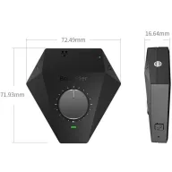   PlayStation 5 játék adapter, átalakító, elosztó, Bluetooth, v5.0, billentyűzet, egér, kontroller, hangerőszabályzóval, Beloader Pro, fekete