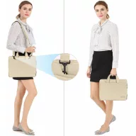   Laptop táska, 13 - 14" készülékhez, vállpánttal, TP Pocket Bag, bézs