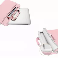   Laptop táska, 15 - 16" készülékhez, vállpánttal, TP Pocket Bag, rózsaszín