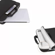   Laptop táska, 15 - 16" készülékhez, vállpánttal, TP Pocket Bag, fekete