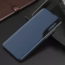 Xiaomi Redmi Note 14 4G (Global), Oldalra nyíló tok, stand, hívás mutatóval, Wooze FashionBook, kék