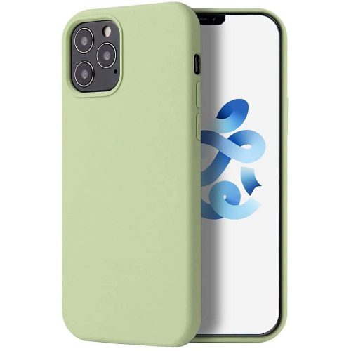 Xiaomi Redmi Note 14 4G (Global), Szilikon tok, Wooze Liquid Silica Gel, világoszöld