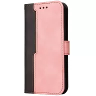   Xiaomi Redmi Note 14 Pro 4G (Global), Oldalra nyíló tok, stand, kártyatartóval, kézpánttal, Wooze Colour Wallet, rózsaszín