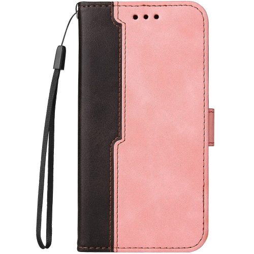 Xiaomi Redmi Note 14 Pro 5G (Global) / Poco X7, Oldalra nyíló tok, stand, kártyatartóval, kézpánttal, Wooze Colour Wallet, rózsaszín