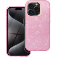   Apple iPhone 14, Műanyag hátlap védőtok + szilikon keret, kristály minta, Tutti-Frutti Case, rózsaszín