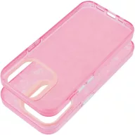   Apple iPhone 14, Műanyag hátlap védőtok + szilikon keret, kristály minta, Tutti-Frutti Case, rózsaszín
