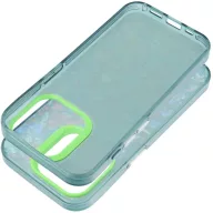   Apple iPhone 12 Mini, Műanyag hátlap védőtok + szilikon keret, kristály minta, Tutti-Frutti Case, zöld