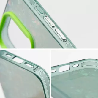   Apple iPhone 7 / 8 / SE (2020) / SE (2022), Műanyag hátlap védőtok + szilikon keret, kristály minta, Tutti-Frutti Case, zöld