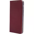 Xiaomi Redmi Note 14 Pro 4G (Global), Oldalra nyíló tok, stand, Magnet Book, bordó