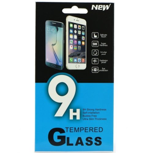 Motorola Moto E15 / G05 / G15 / G15 Power, Kijelzővédő fólia, ütésálló fólia (az íves részre NEM hajlik rá!), Tempered Glass (edzett üveg), Clear