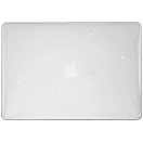 Apple MacBook Air 13 (2022 / 2023 / 2024), Műanyag hátlap védőtok, csillogó, Tech Protect SmartShell, átlátszó