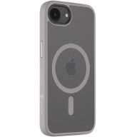   Apple iPhone 16e / 17e, Műanyag hátlap védőtok + szilikon keret, közepesen ütésálló, Magsafe kompatibilis, Tactical MagForce Hyperstealth, áttetsző/világosszürke