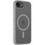 Apple iPhone 16e / 17e, Műanyag hátlap védőtok + szilikon keret, közepesen ütésálló, Magsafe kompatibilis, Tactical MagForce Hyperstealth, áttetsző/világosszürke