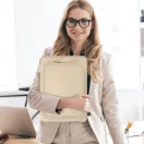 Laptop táska, 13 - 14" készülékhez, TP Basic Bag, bézs