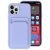 Huawei Honor Magic 7 Lite / X9c / X60 Pro, Szilikon tok, kártyatartóval, Wooze Card Slot, lila