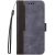 Huawei Honor Magic 7 Pro, Oldalra nyíló tok, stand, kártyatartóval, kézpánttal, Wooze Colour Wallet, szürke