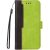 Huawei Honor Magic 7 Pro, Oldalra nyíló tok, stand, kártyatartóval, kézpánttal, Wooze Colour Wallet, zöld