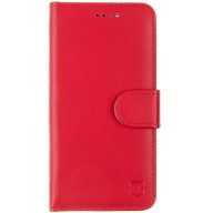   Huawei Honor Magic 7 Lite / X9c / X60 Pro, Oldalra nyíló tok, stand, kártyatartóval, csatos, Tactical Field Notes, piros