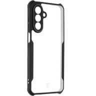  Samsung Galaxy A26 5G SM-A266B, Szilikon tok, közepesen ütésálló, légpárnás sarok, Tactical Quantum Stealth, átlátszó/fekete