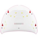 Műkörmös UV lámpa, 12 Led-es, 36W, USB csatlakozóval, Wooze Dazzle, rózsaszín