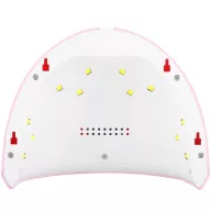  Műkörmös UV lámpa, 12 Led-es, 36W, USB csatlakozóval, Wooze Dazzle, rózsaszín