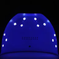   Műkörmös UV lámpa, 12 Led-es, 36W, USB csatlakozóval, Wooze Dazzle, rózsaszín